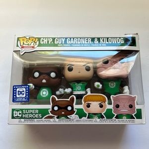 Green lanter DC funko pop lot of 5 two different boxes all new